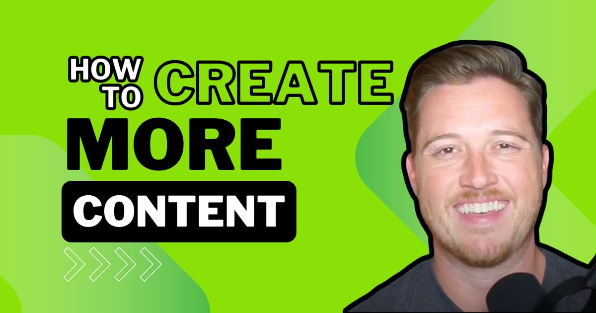 How to Create a Month's Worth of Marketing Content with ONE Video