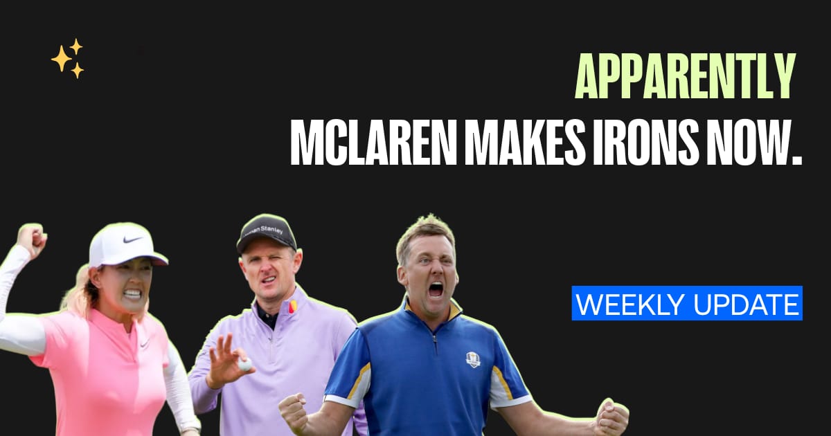 Apparently McLaren makes irons now