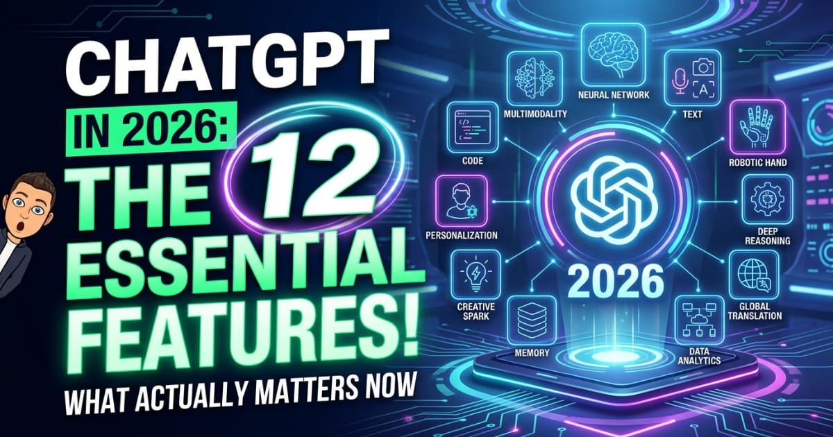 ChatGPT in 2026: The 12 Features That Actually Matter Now