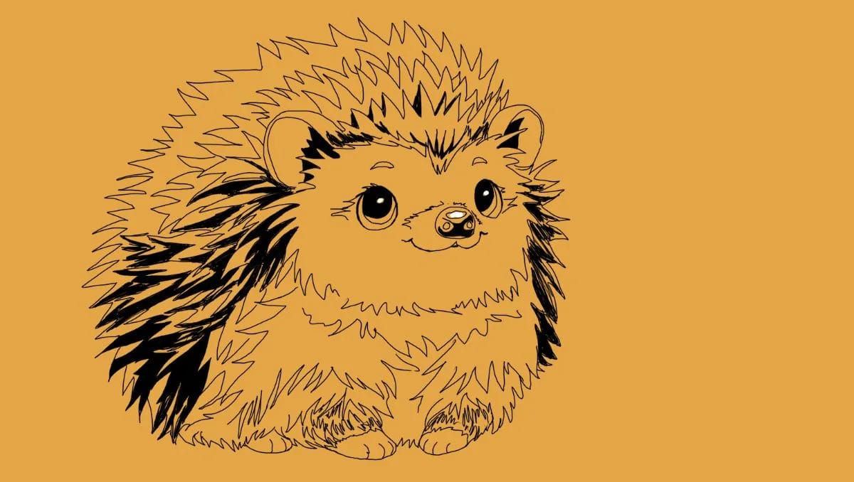 Stop drawing hedgehogs wrong (Do this instead)