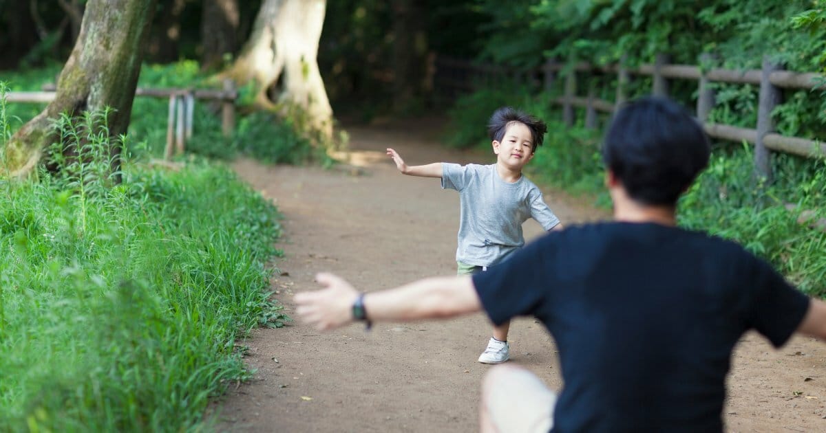 The Running, Hugging, Kissing, Dancing God