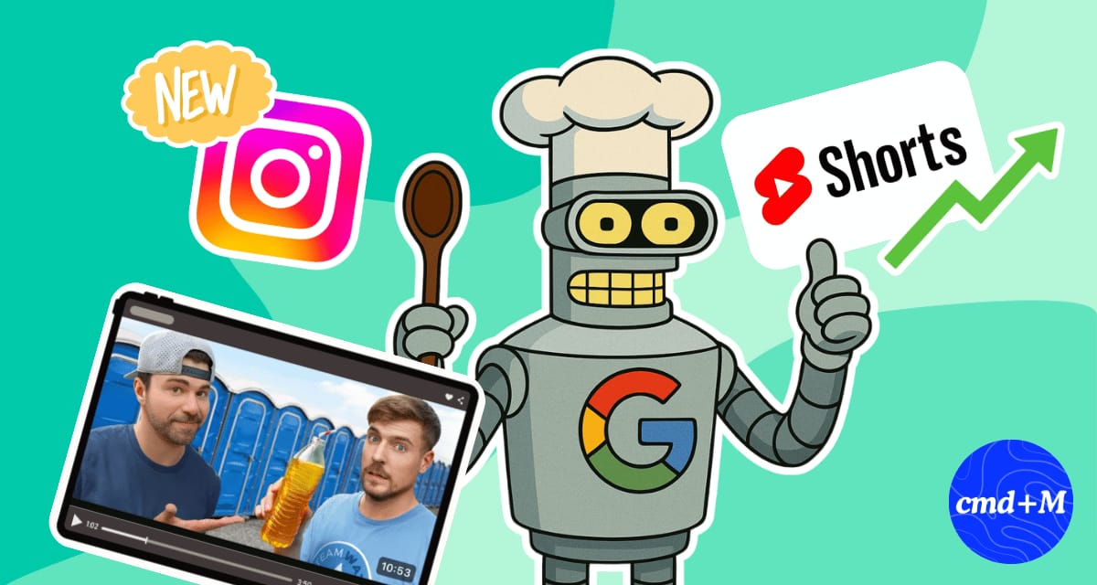 🧠 Googles neue Werberealität, 📈 Werbegelder wandern zu YT Shorts, 📊 Instagram bringt neue Features
