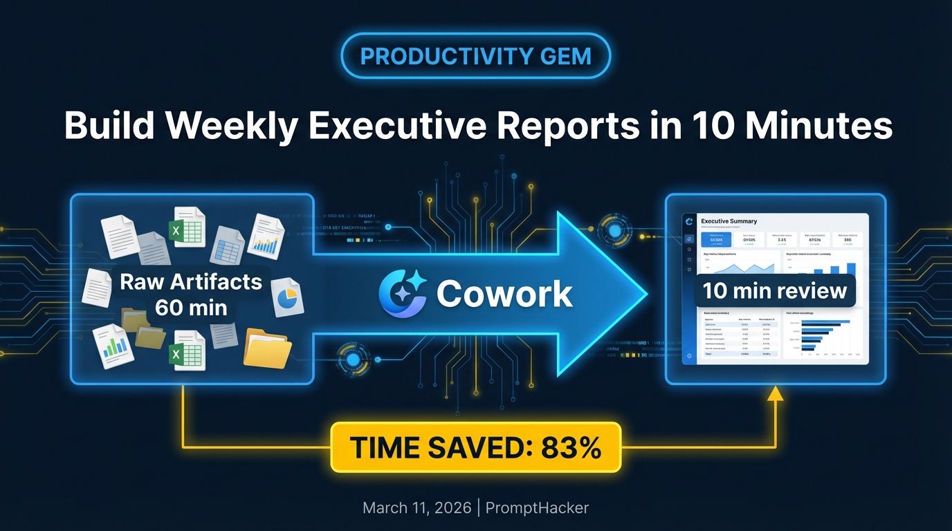 Build Weekly Executive Reports in 10 Minutes with Copilot Cowork