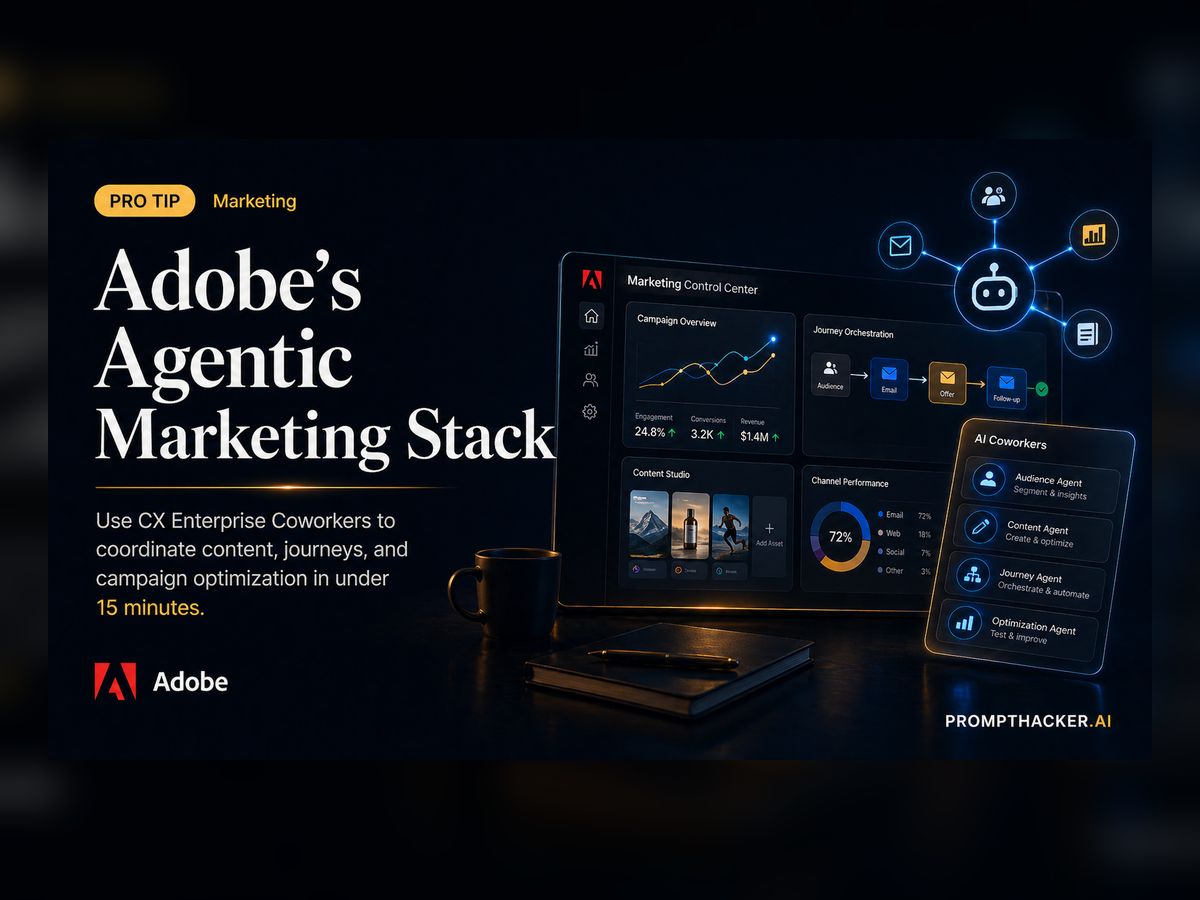 Adobe CX Enterprise Coworkers: The First Full Agentic Marketing Platform