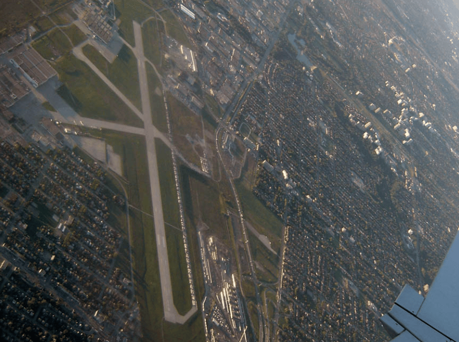 What replaced the airport?