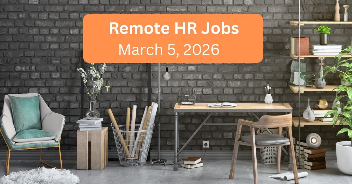 Remote (wfh) HR Jobs Closing Soon! March 5, 2026 