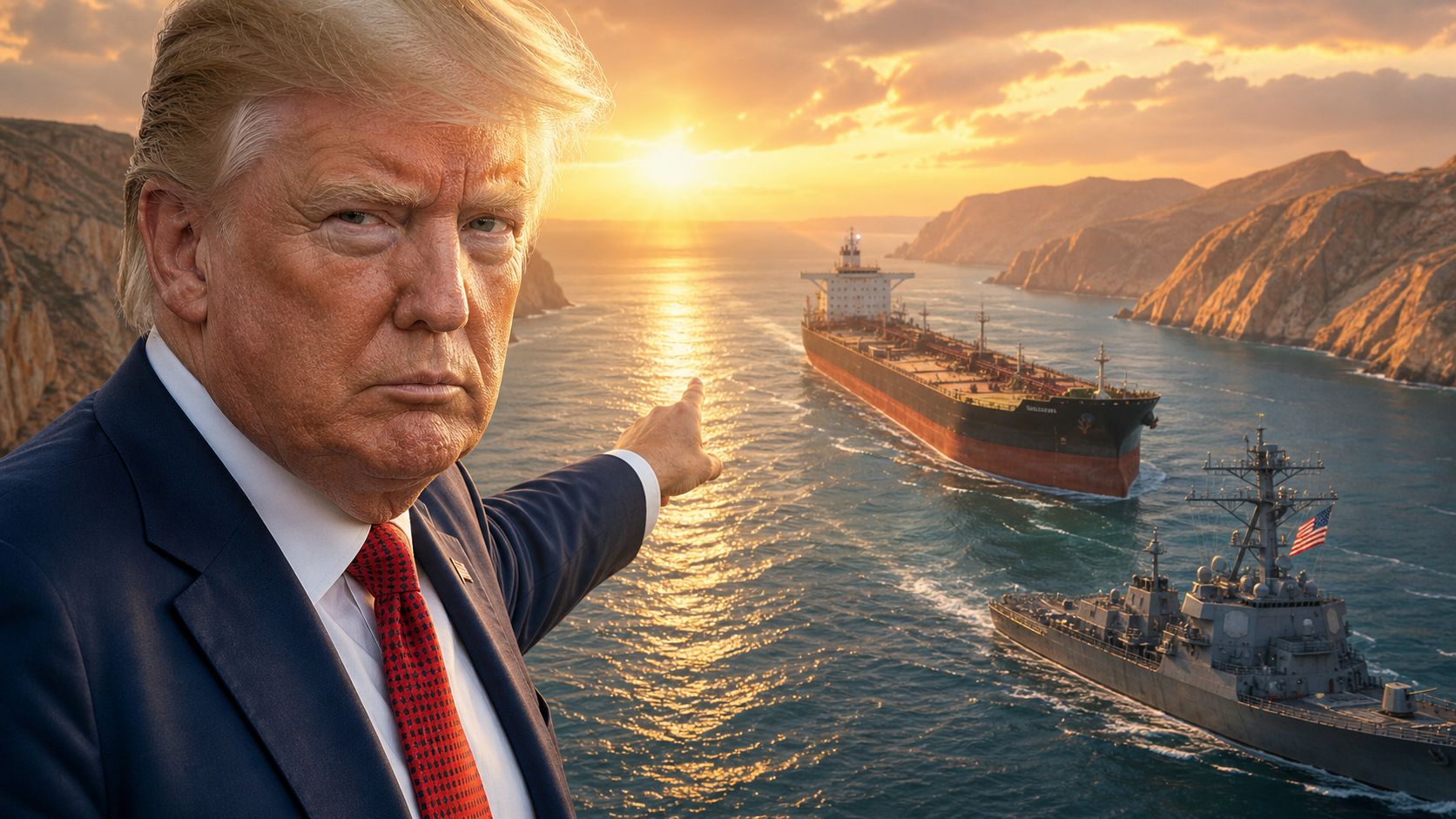 Day One of Project Freedom: 2 Ships Through, 6 Boats Sunk, Oil Rallies Back. The Real Battle Starts Friday.
