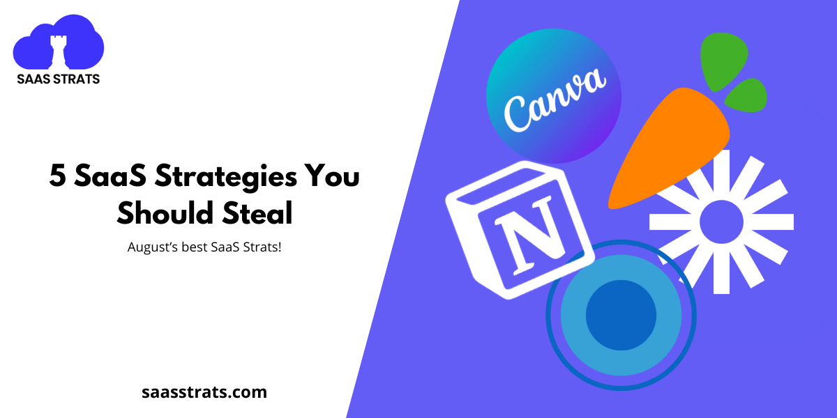 ♟️ 5 SaaS Strategies You Should Steal