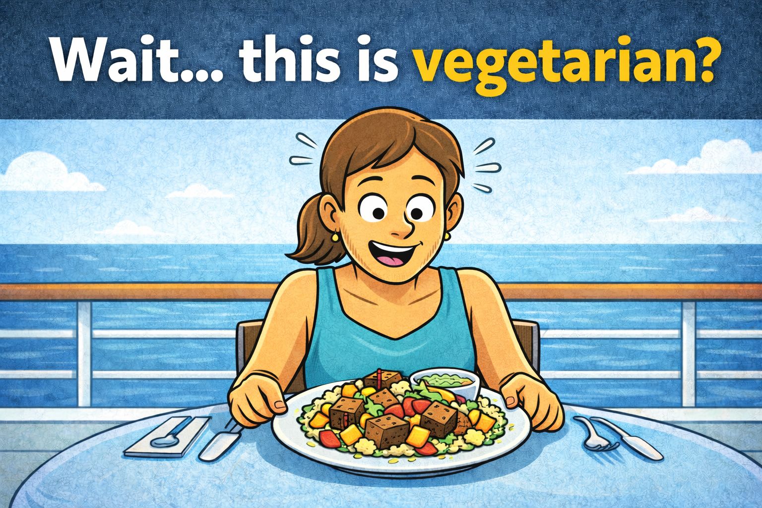 Do cruise ships actually have good vegetarian food? #0057