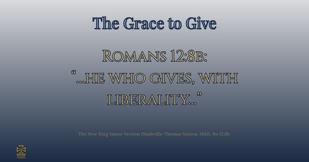 The Grace to Give