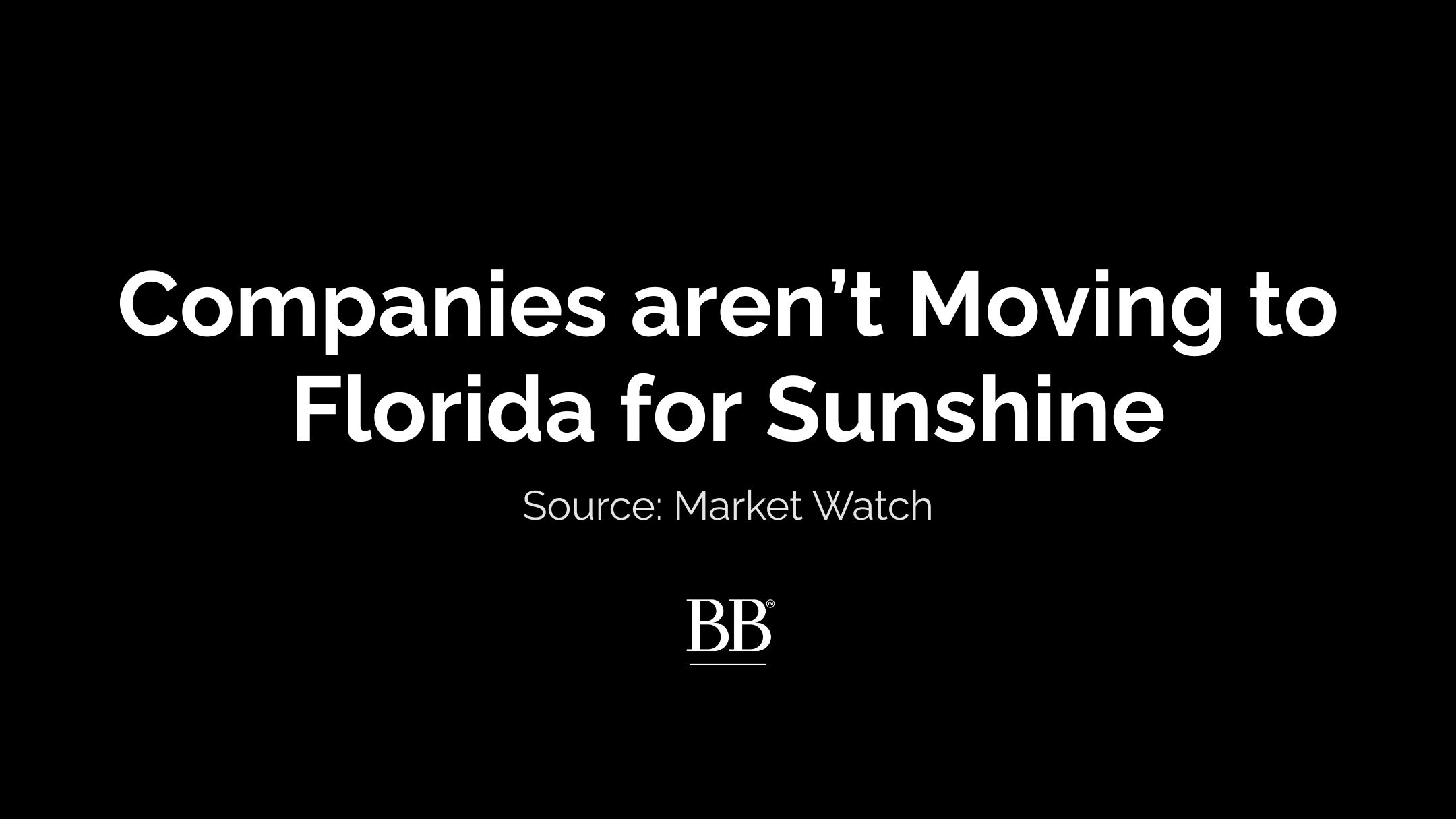 When Businesses Move States, They’re Voting With Their Feet