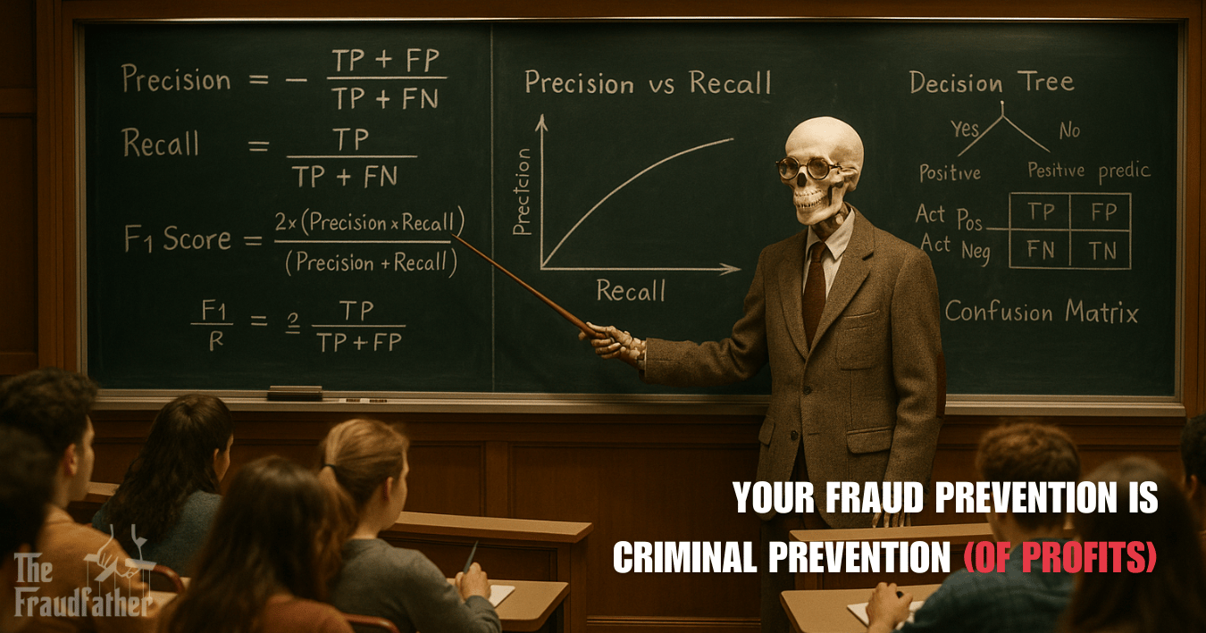 Your Fraud Prevention is Criminal Prevention (of profits)