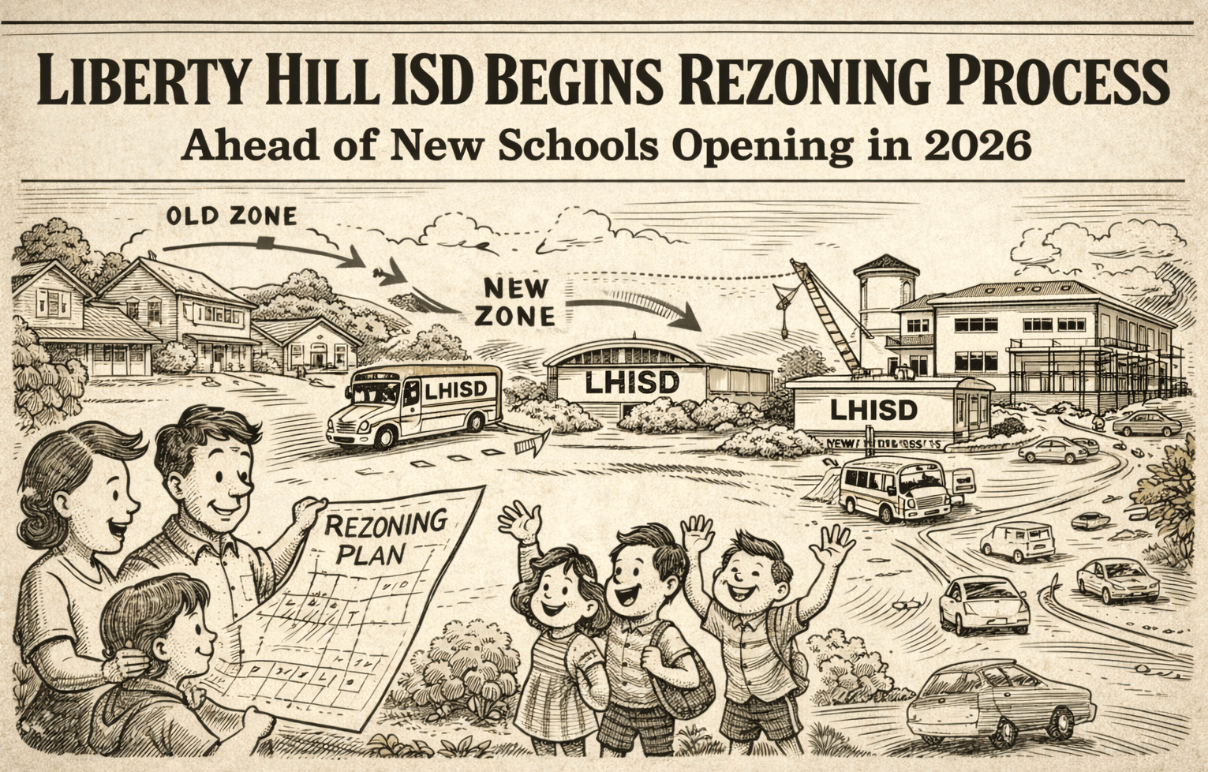 Liberty Hill ISD Begins Rezoning Process Ahead of New Schools Opening in 2026