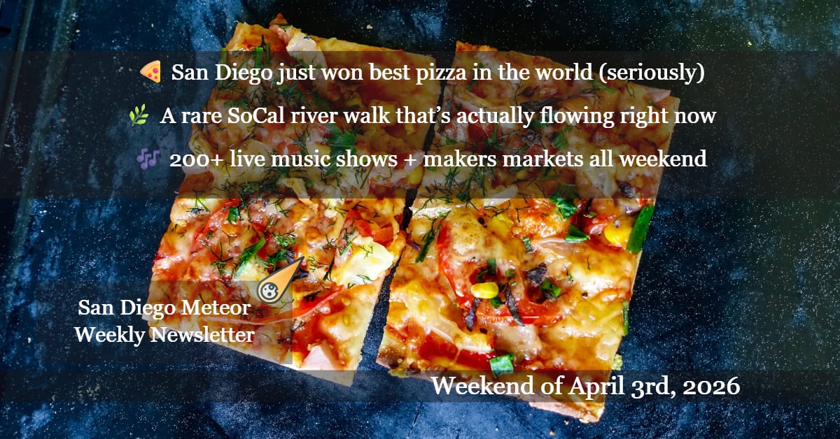 🍦 A Vista Throwback, Award-Winning Pizza & a Perfect Spring Weekend