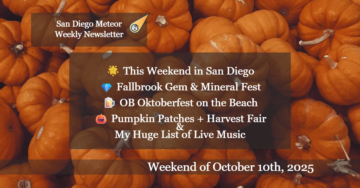 ☄️OB Oktoberfest, A Gem Faire, Pumpkin Patches + More (Oct 10–12) 💎🍺🎃 