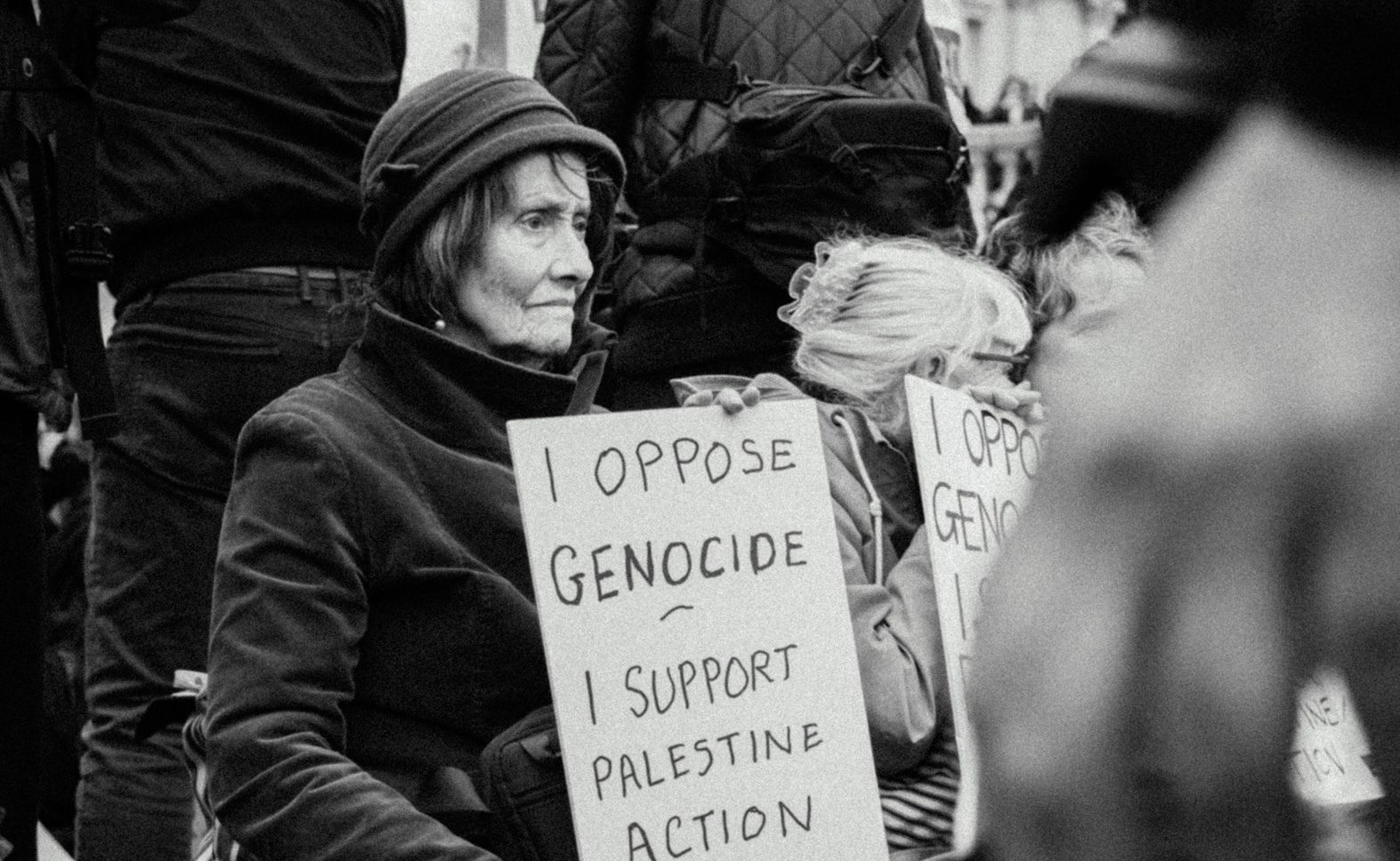 I watched an 81-year-old lady get arrested on Saturday