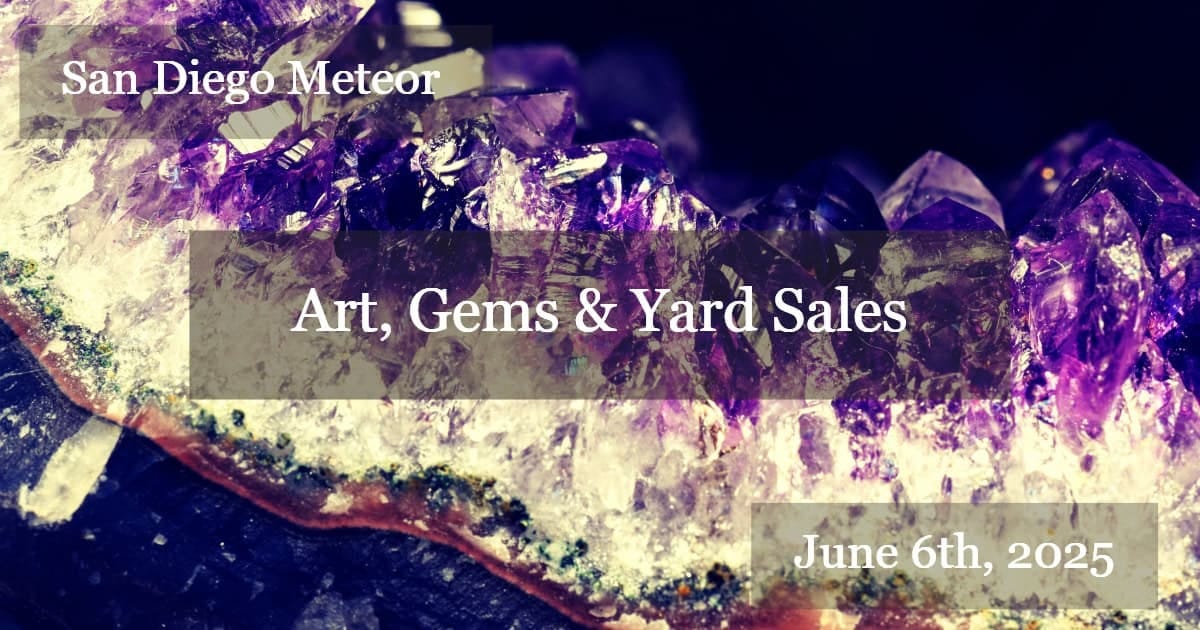 ☄️ Art, Gems & Yard Sales 💎