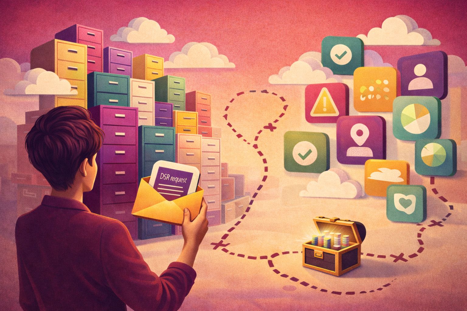 When a DSR Request Becomes a Treasure Hunt