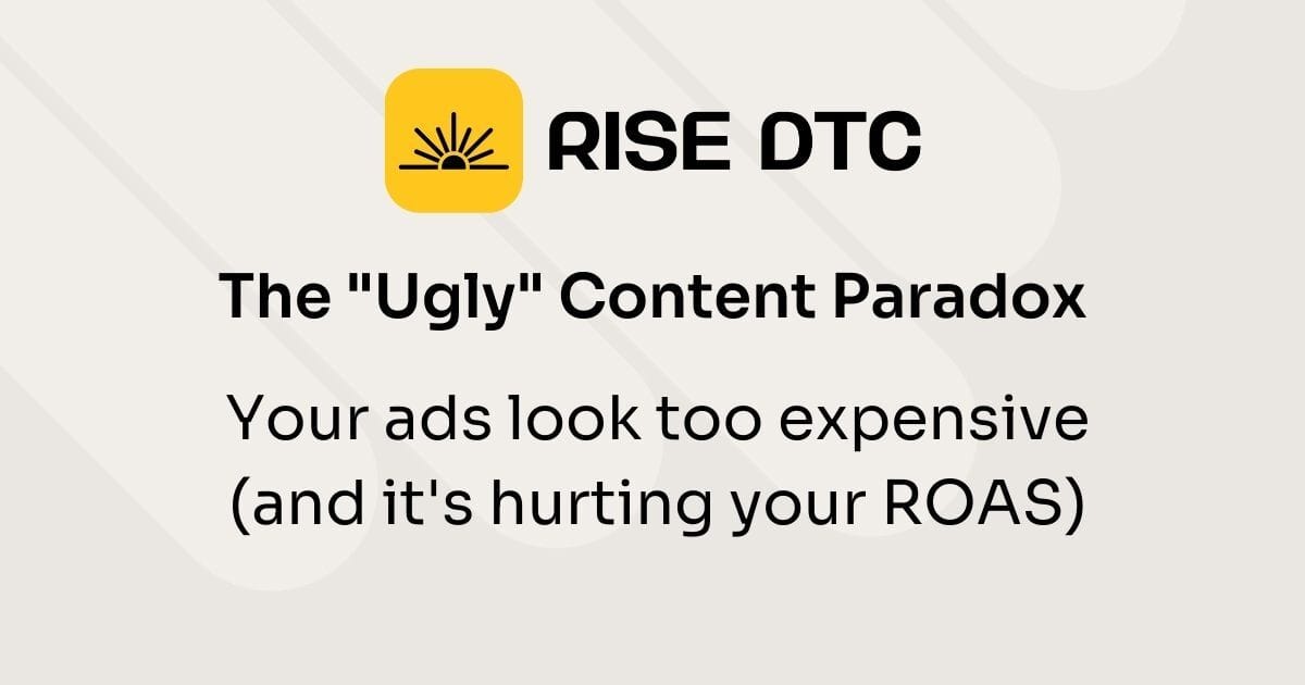The "Ugly" Content Paradox