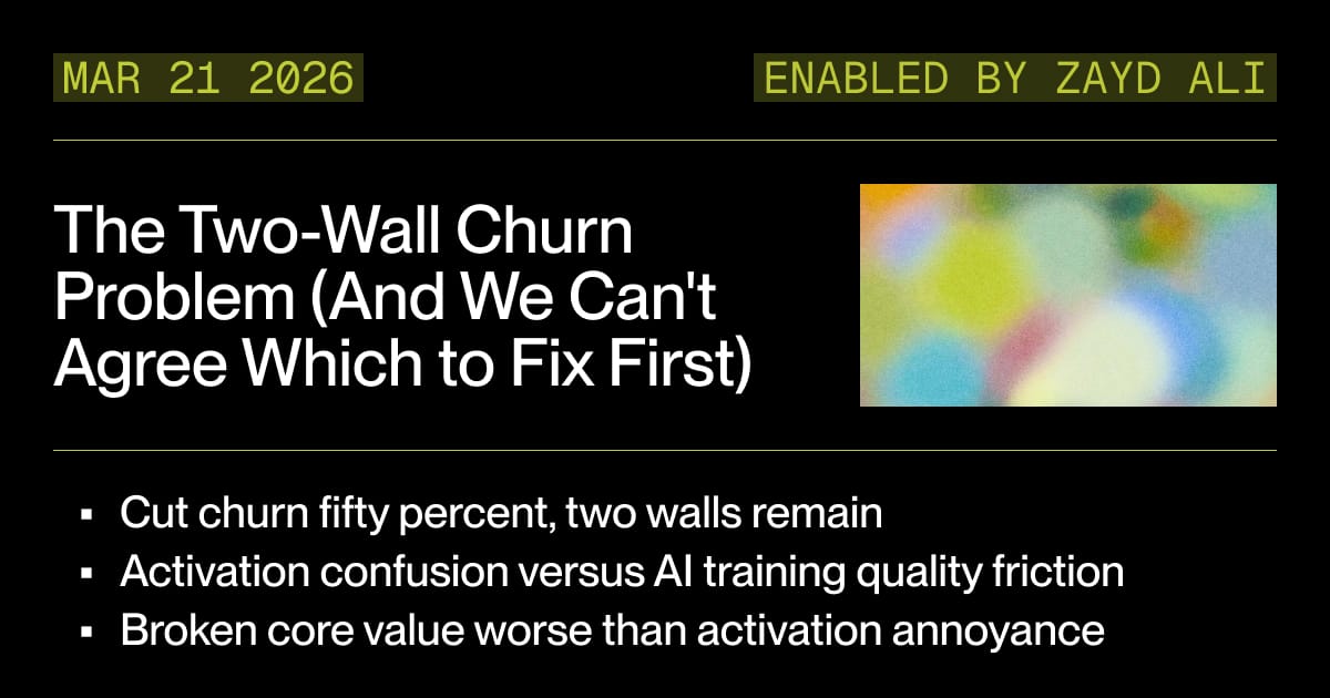 The Two-Wall Churn Problem (And We Can't Agree Which to Fix First)