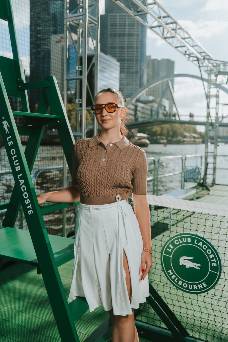 Eva Lys se junta à Lacoste e representa a nova geração do sportswear sofisticado