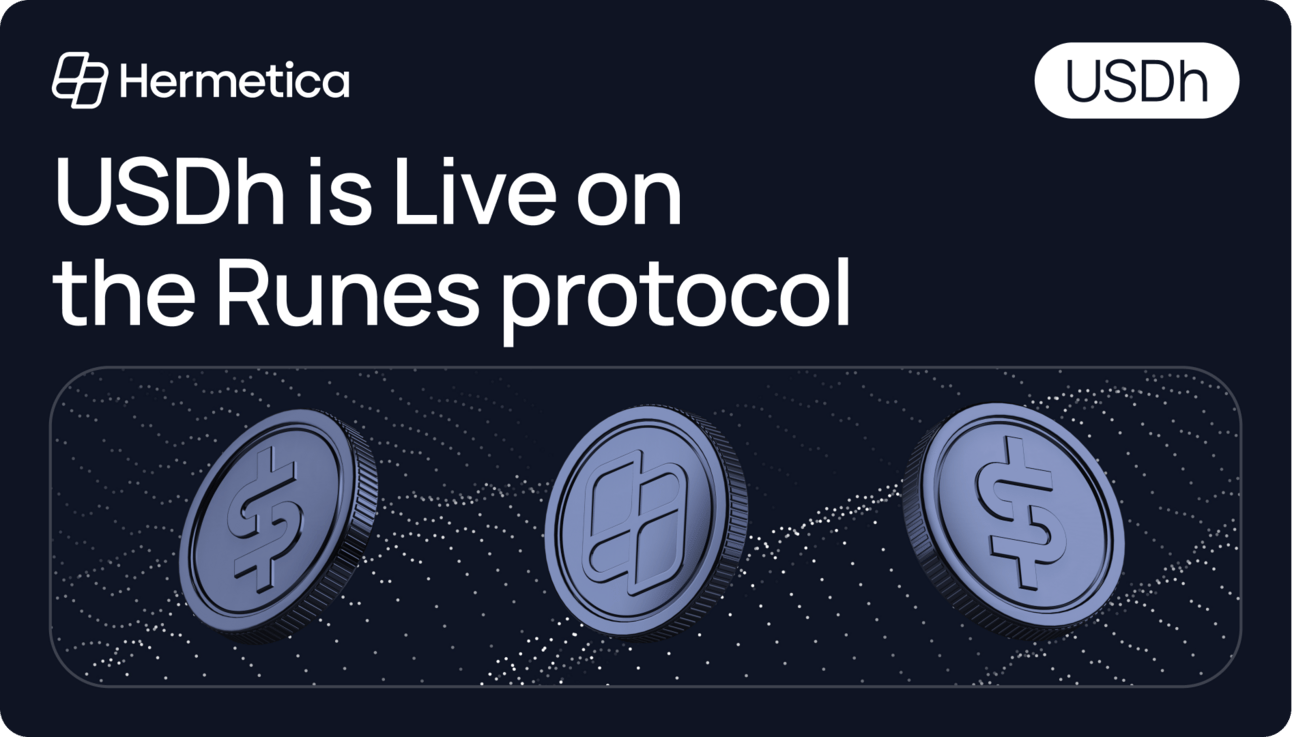 USDh is Live on Runes