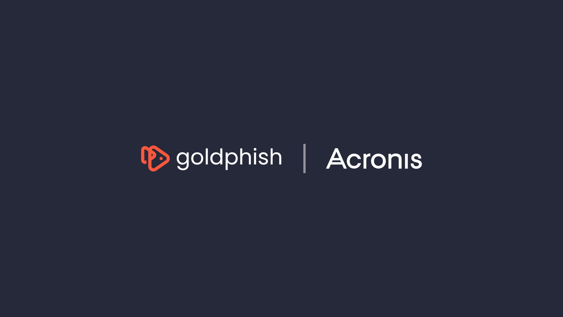 Big Announcement: Goldphish now LIVE within Acronis.