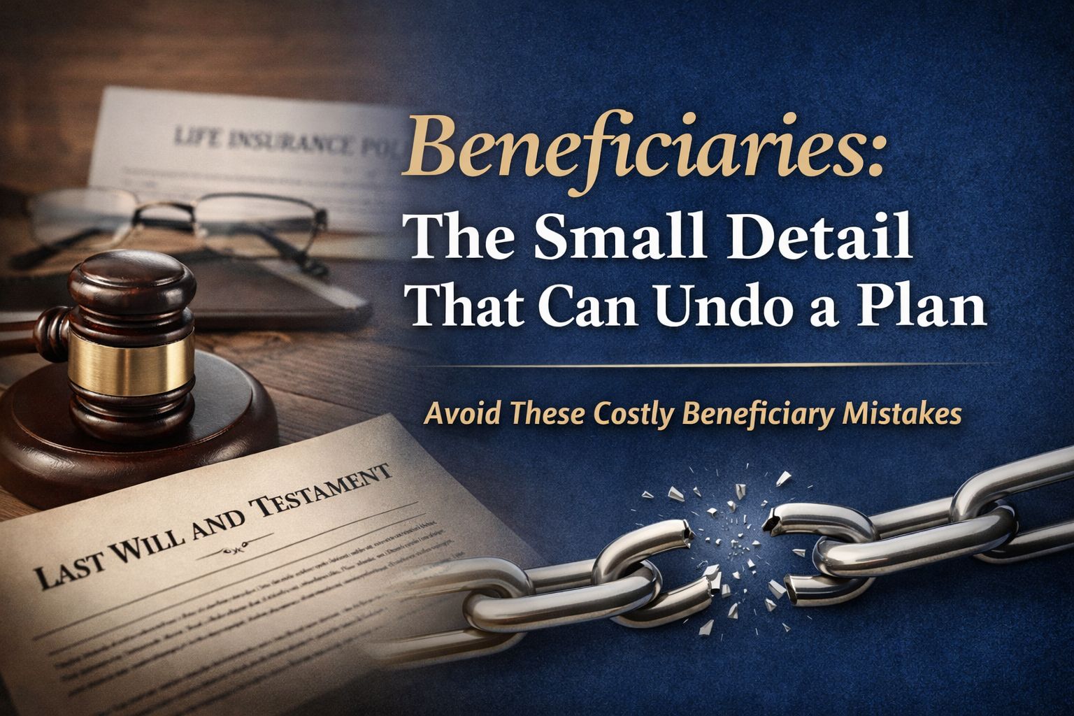 Beneficiaries: The Small Detail That Can Undo a Plan