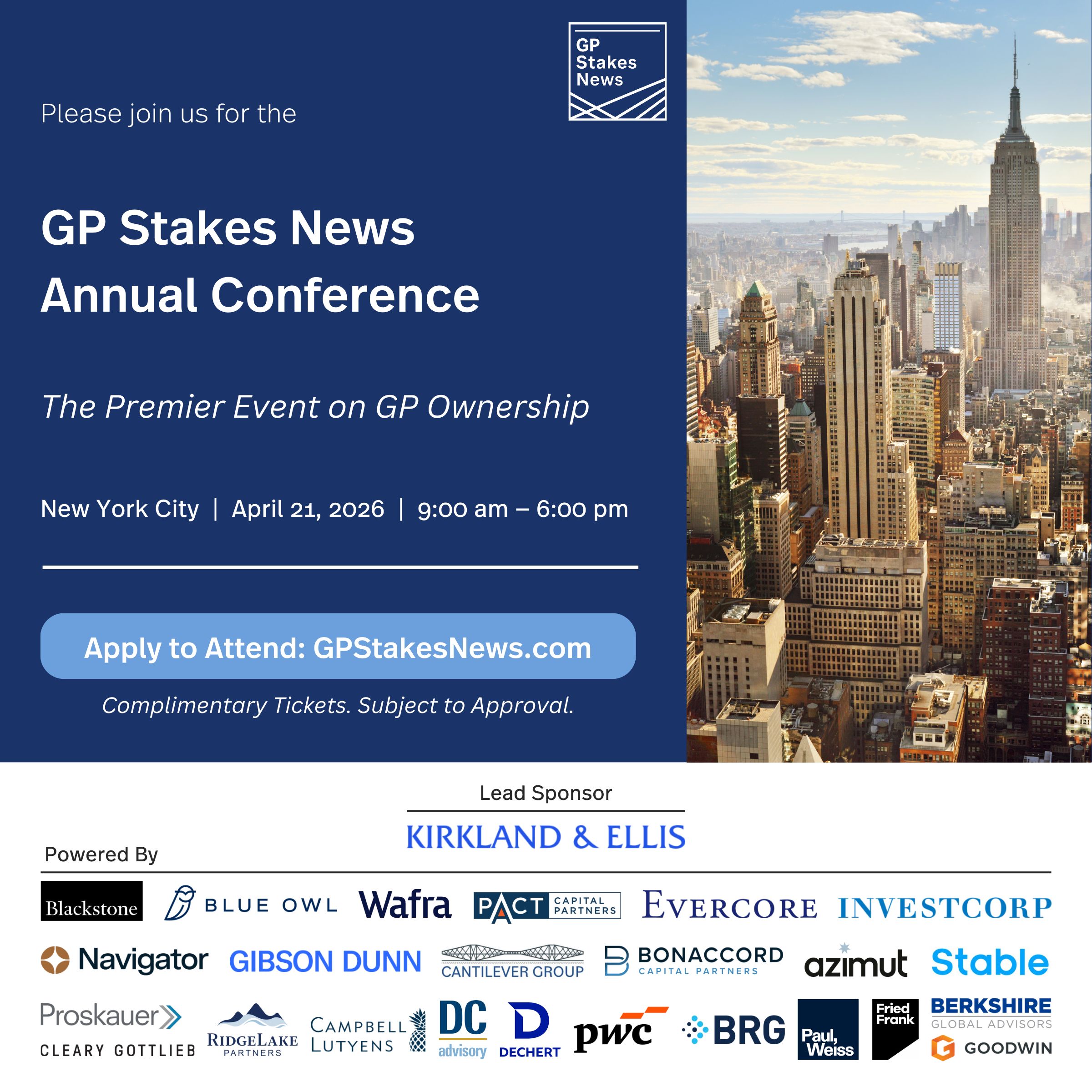 Who You’ll Meet: Firms Headed to the 2026 GP Stakes News Conference