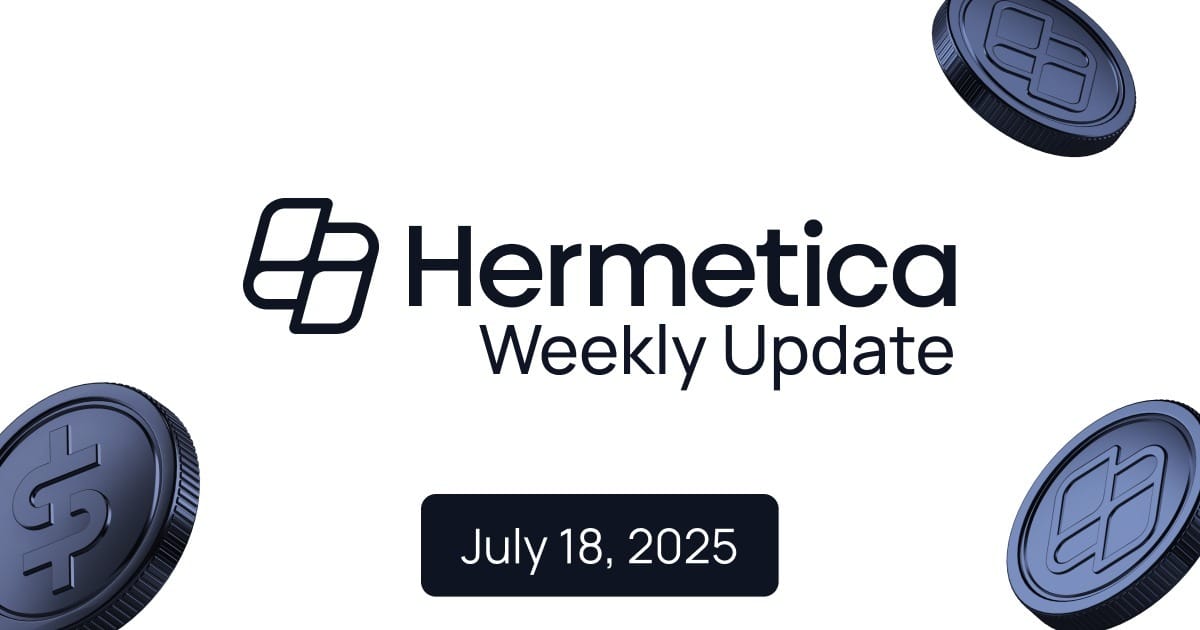 Weekly Update - July 18, 2025