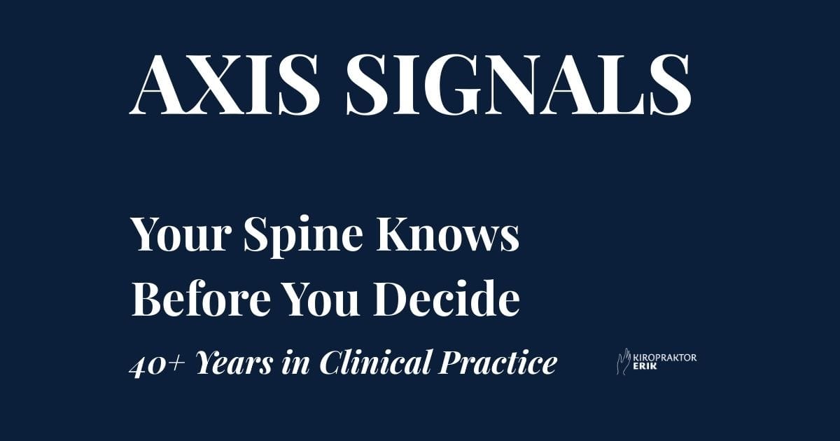 När ryggraden reagerar före beslutet