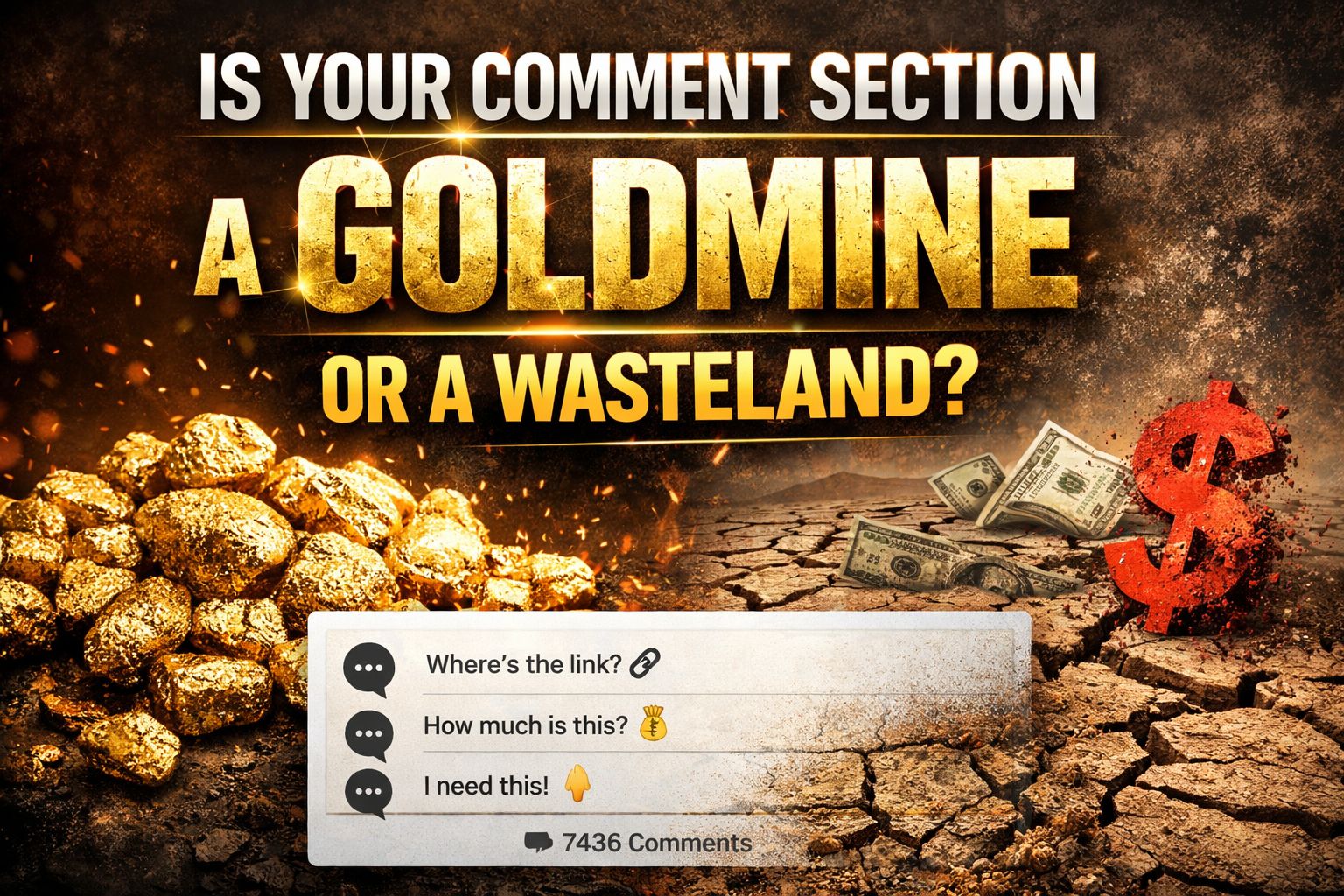 Your Comment Section Is a Market. You're Leaving It Bankrupt.