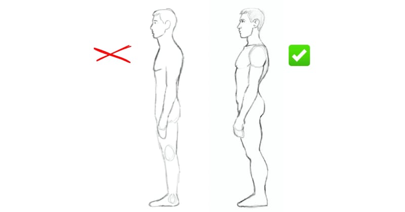 You draw stiff characters because you're not using this curve