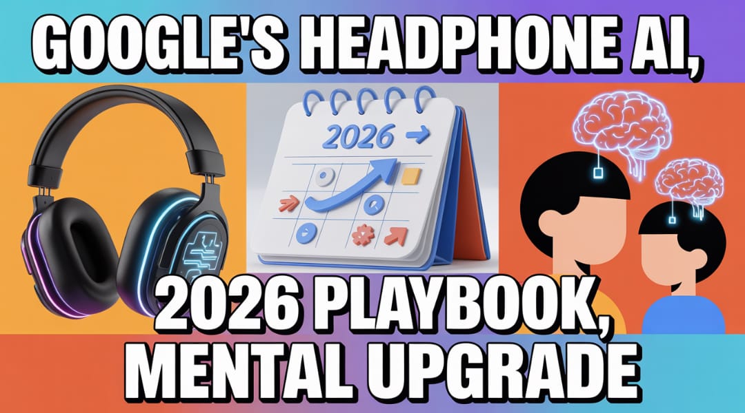 Google’s Headphone AI, a New 2026 Playbook, and the Mental Upgrade Smart Parents Are Making