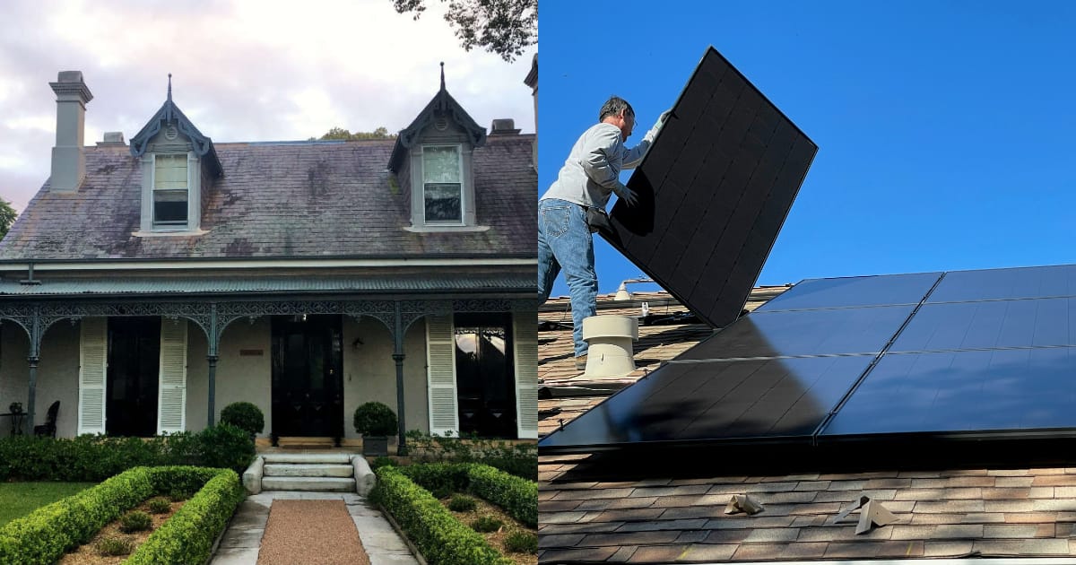 How do you install solar on a heritage home?