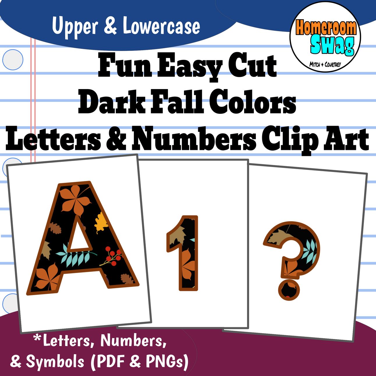 Dark Fall Colors Bulletin Board Letters And Numbers (1).pdf