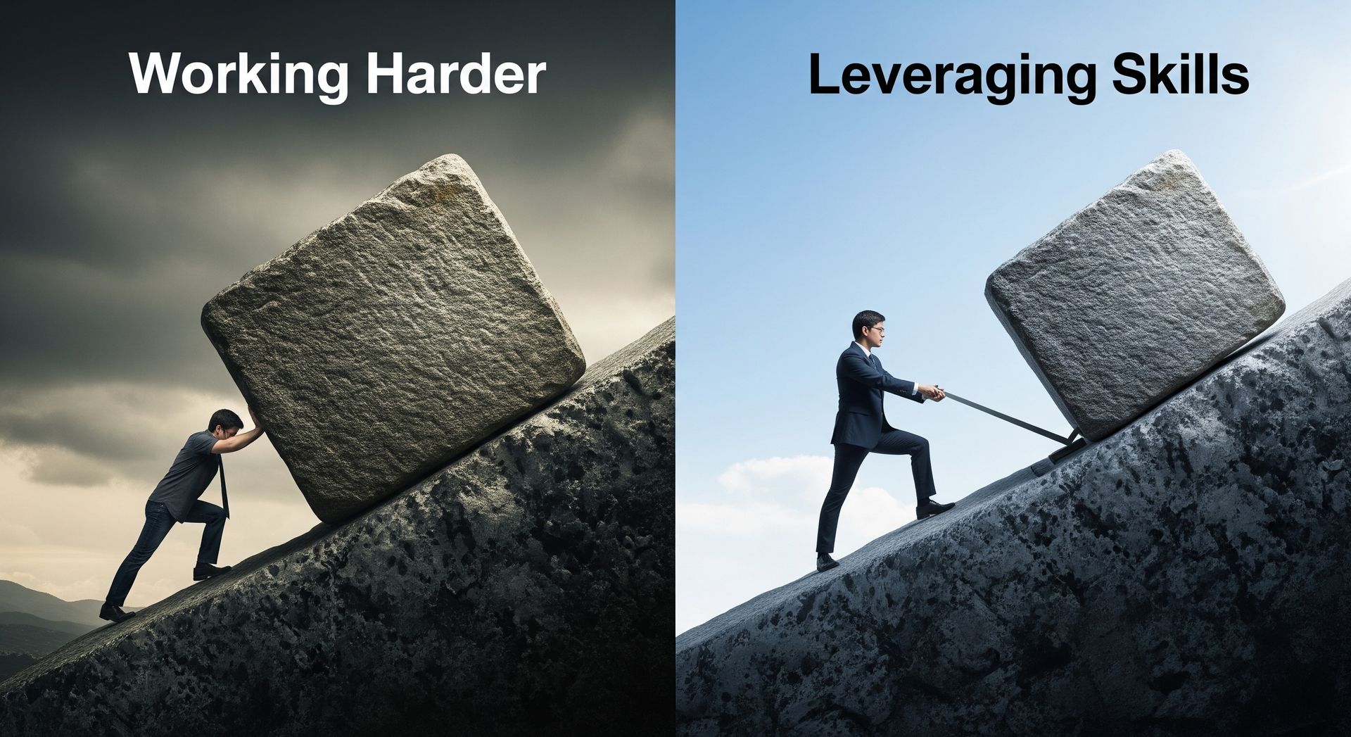 Why Working Harder Won’t Make You Rich — But Leveraging Skills Will