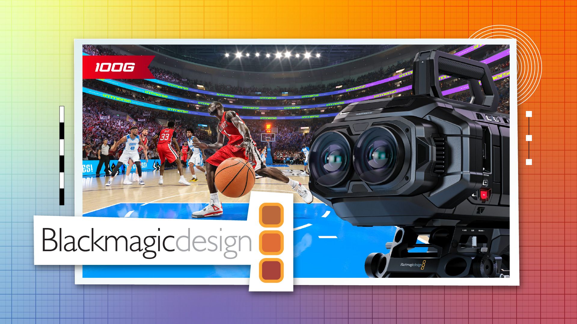 URSA Cine Immersive 100G Puts Blackmagic's Dual 8K Immersive Cinema on Live Broadcast Infrastructure