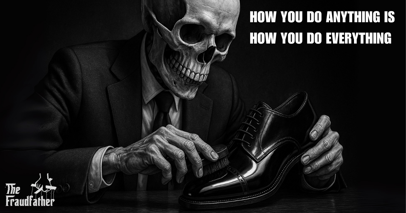 How You Do Anything is How You Do Everything.