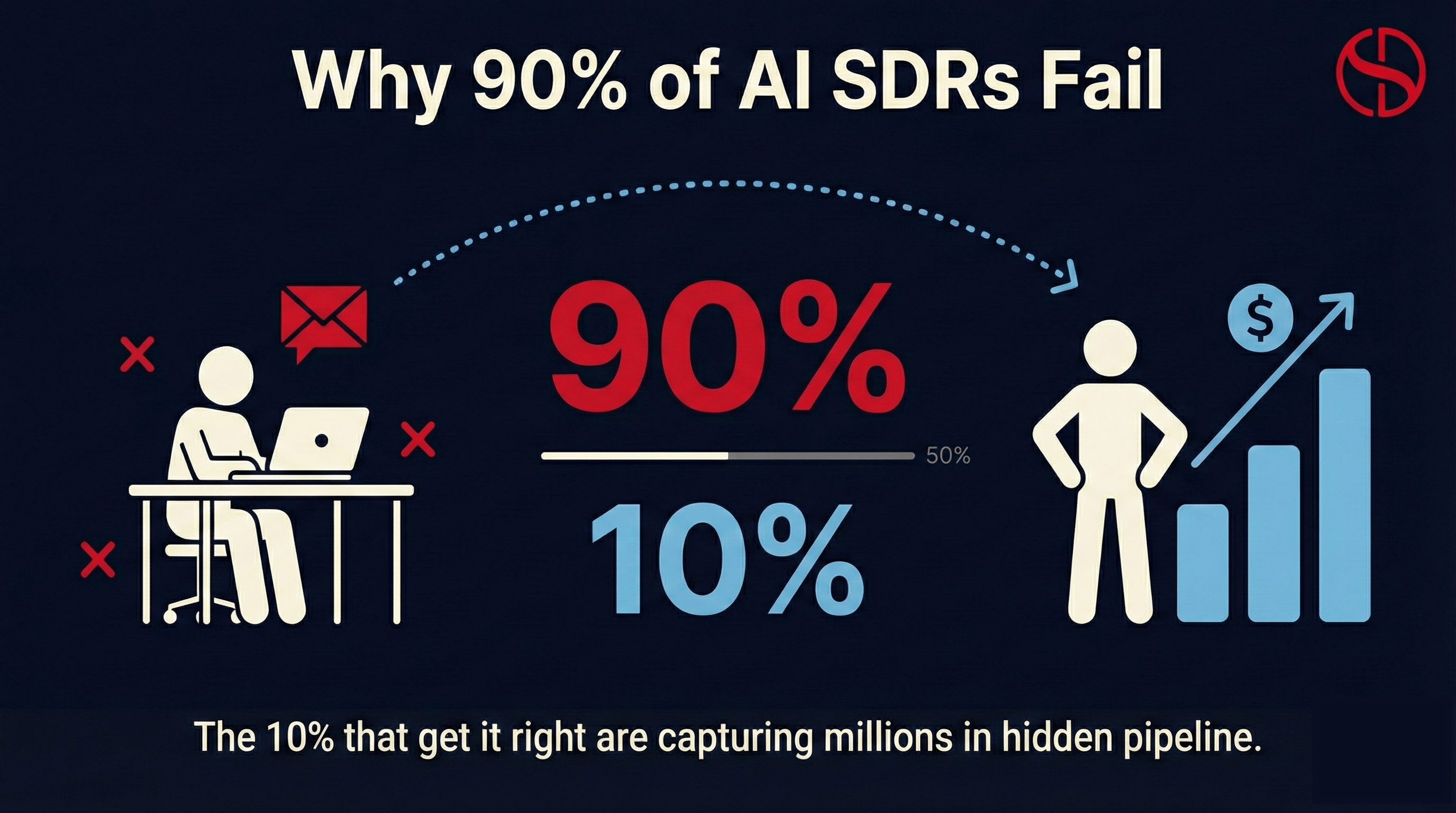 The AI SDR Revolution: How the Top 10% Are Capturing Hidden Revenue While Others Fail
