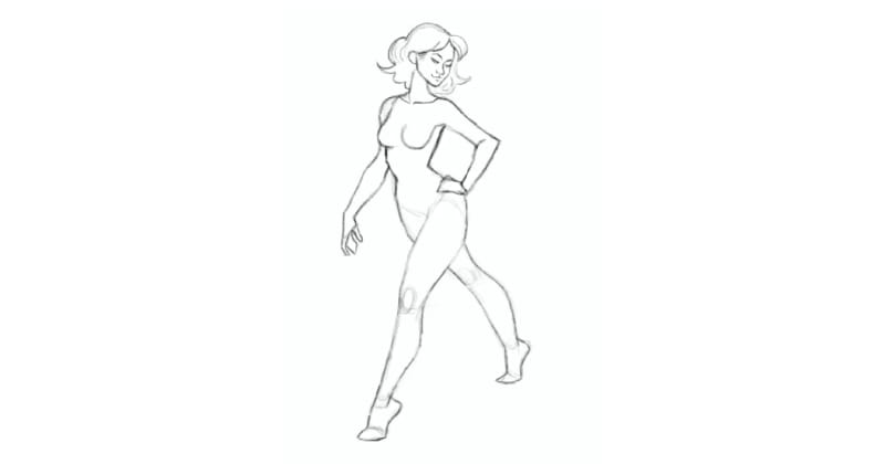 One pose hack to prevent stiff characters