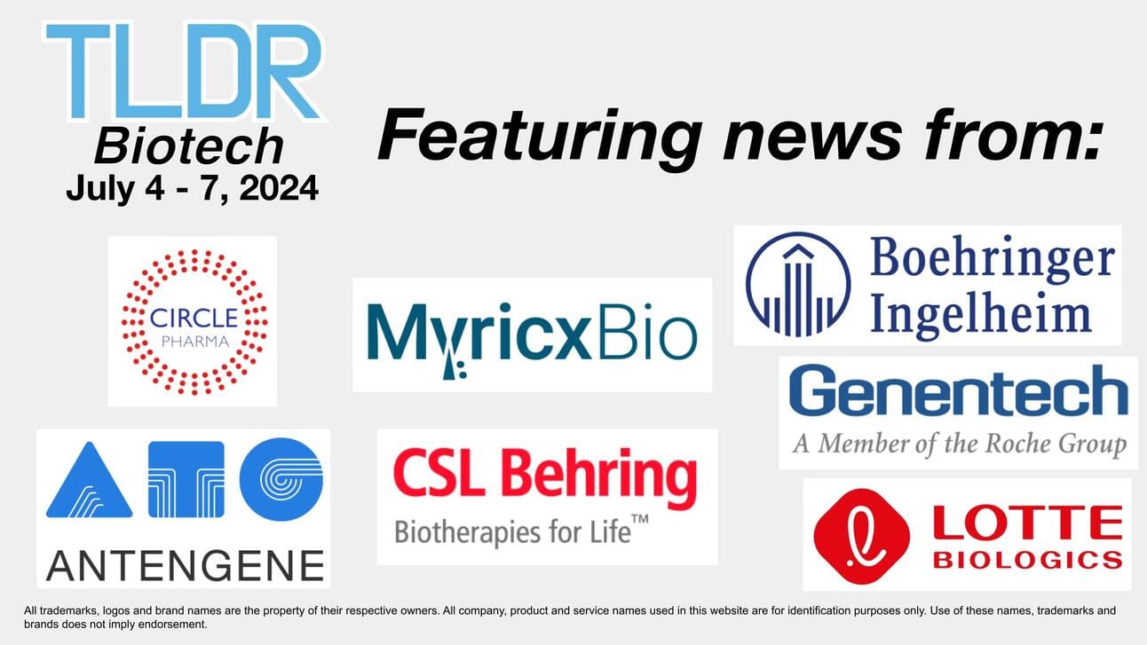 Biotech & Pharma Updates | July 4 - 7, 2024