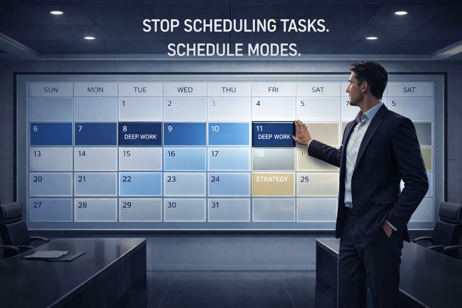 Stop Scheduling Tasks. Schedule Modes.