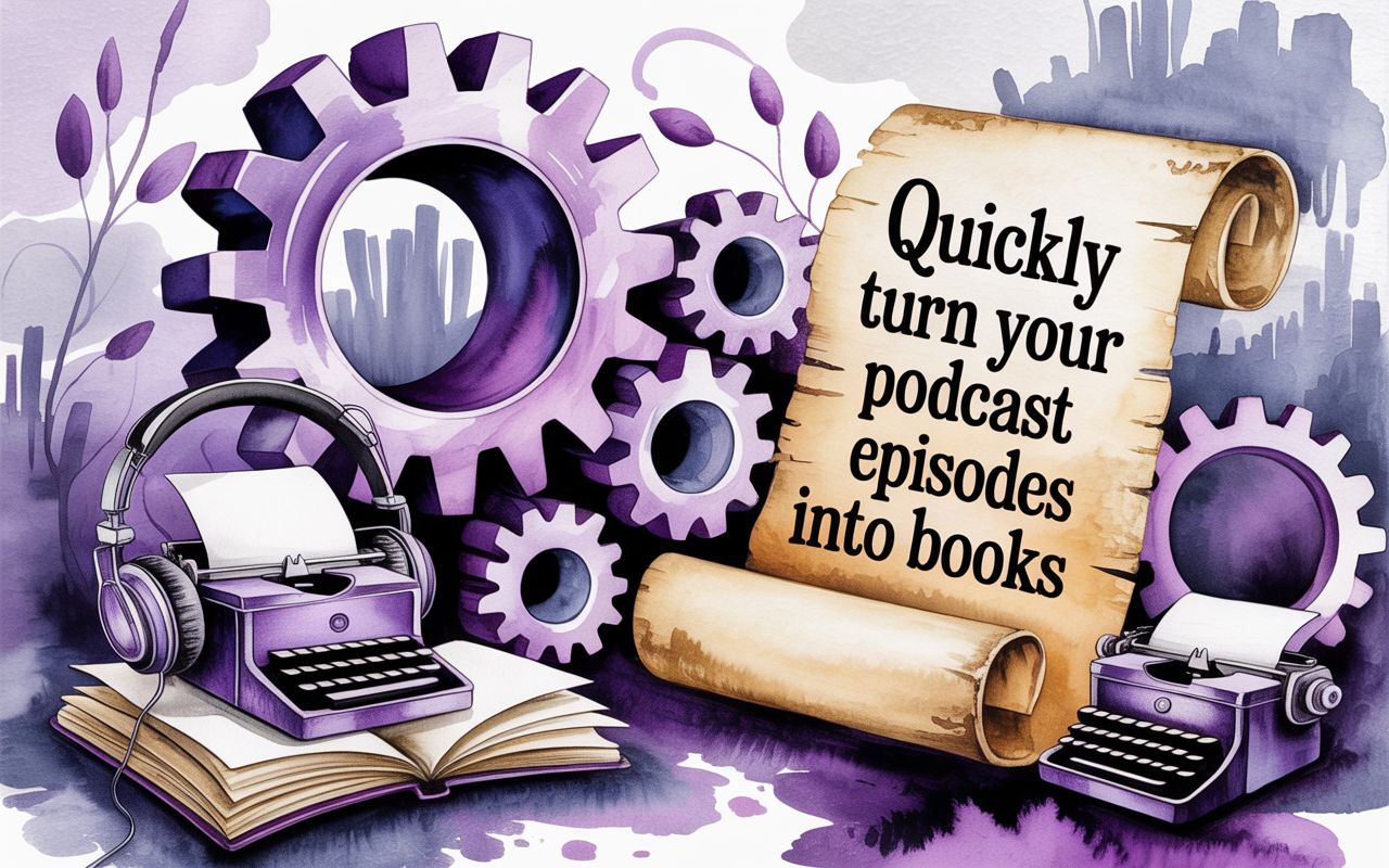 This Week’s Free Webinar: How to Turn a Podcast Into a Book with AI