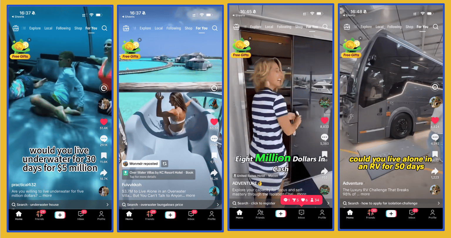 How “isolation challenge” videos on TikTok act as lures for online scams