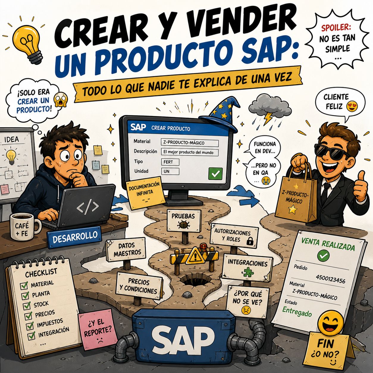 📰Crear y vender un producto SAP: todo lo que nadie te explica de una vez