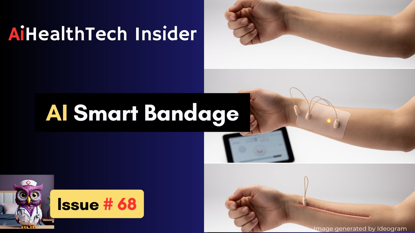 🩹 AI Smart Bandage Heals ~25% Faster.