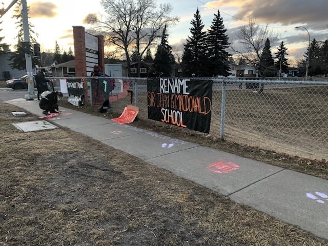 Student group urges the Calgary Board of Education to change the name of Sir John A. Macdonald school