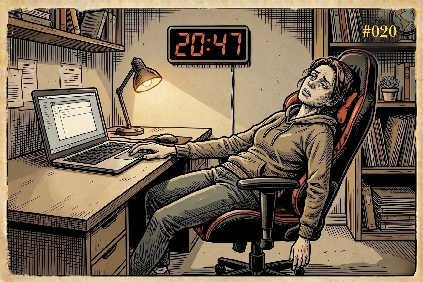 Agendei "tédio" na minha agenda. Com horário e duração