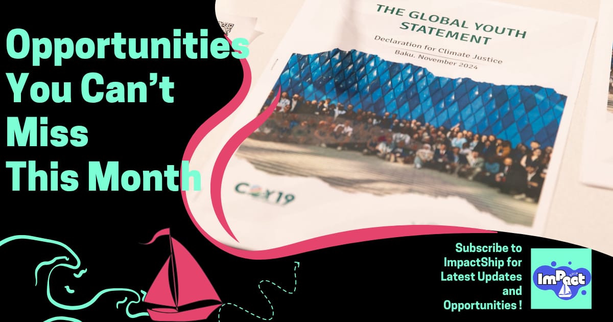 Opportunities You Can’t Miss This Month